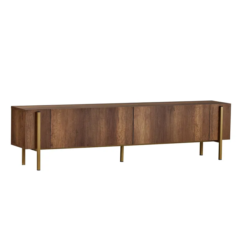 Nexus TV-bänk 180 cm, Barok Walnut Gold