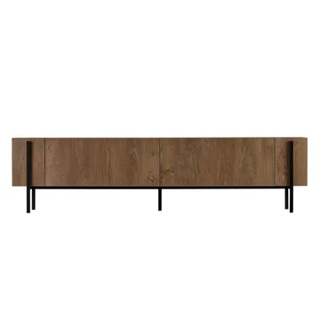 Nexus TV-bänk 180 cm - Kafkas Oak och Black - Möbler - TV- & Mediamöbler - Mediastativ & väggfäste - Tv-stativ & Tv-väggfäste