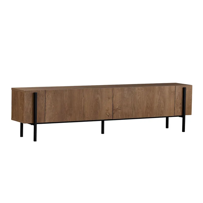 Nexus TV-bänk 180 cm, Kafkas Oak och Black