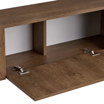 Nexus TV-bänk 180 cm - Kafkas Oak och Black - Möbler - TV- & Mediamöbler - Mediastativ & väggfäste - Tv-stativ & Tv-väggfäste