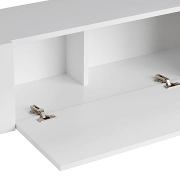 Nexus TV-bänk 180 cm - Vitt och guld - Möbler - TV- & Mediamöbler - Mediastativ & väggfäste - Tv-stativ & Tv-väggfäste