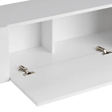 Nexus TV-bänk 180 cm - Wood Black och Black - Möbler - TV- & Mediamöbler - Mediastativ & väggfäste - Tv-stativ & Tv-väggfäste