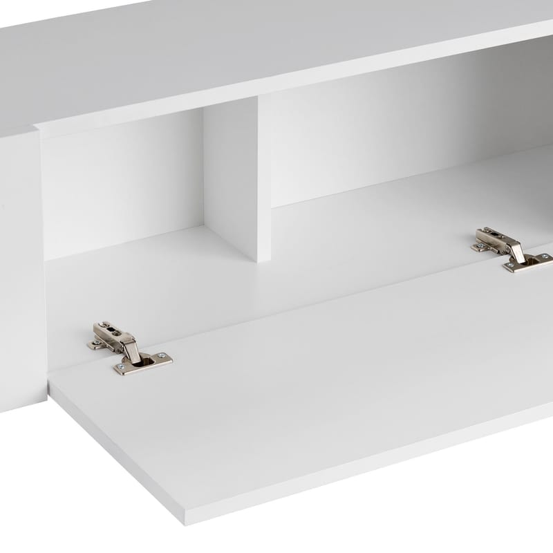 Nexus TV-bänk 180 cm - Wood Black och Black - Möbler - TV- & Mediamöbler - Mediastativ & väggfäste - Tv-stativ & Tv-väggfäste