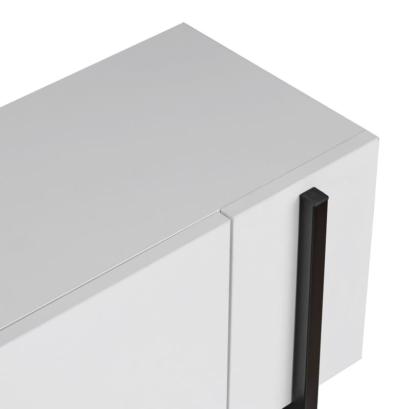 Nexus TV-bänk 180 cm - Wood Black och Black - Möbler - TV- & Mediamöbler - Mediastativ & väggfäste - Tv-stativ & Tv-väggfäste