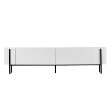 Nexus TV-bänk 180 cm - Wood Black och Black - Möbler - TV- & Mediamöbler - Mediastativ & väggfäste - Tv-stativ & Tv-väggfäste