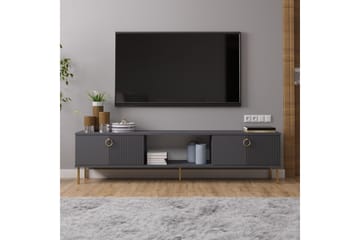 Neyra Tv-bänk 180 cm - Antracit - Möbler - TV- & Mediamöbler - TV bänk & mediabänk
