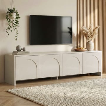 Nomira TV-bänk 180 cm - Cream - Möbler - TV- & Mediamöbler - Mediastativ & väggfäste - Tv-stativ & Tv-väggfäste
