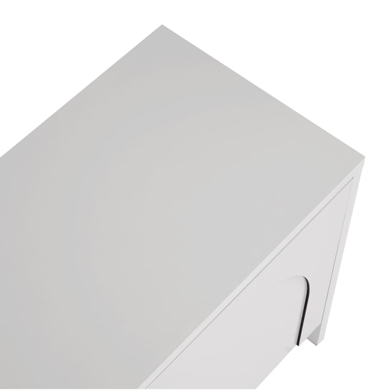 Nomira TV-bänk 180 cm - Vit - Möbler - TV- & Mediamöbler - Mediastativ & väggfäste - Tv-stativ & Tv-väggfäste