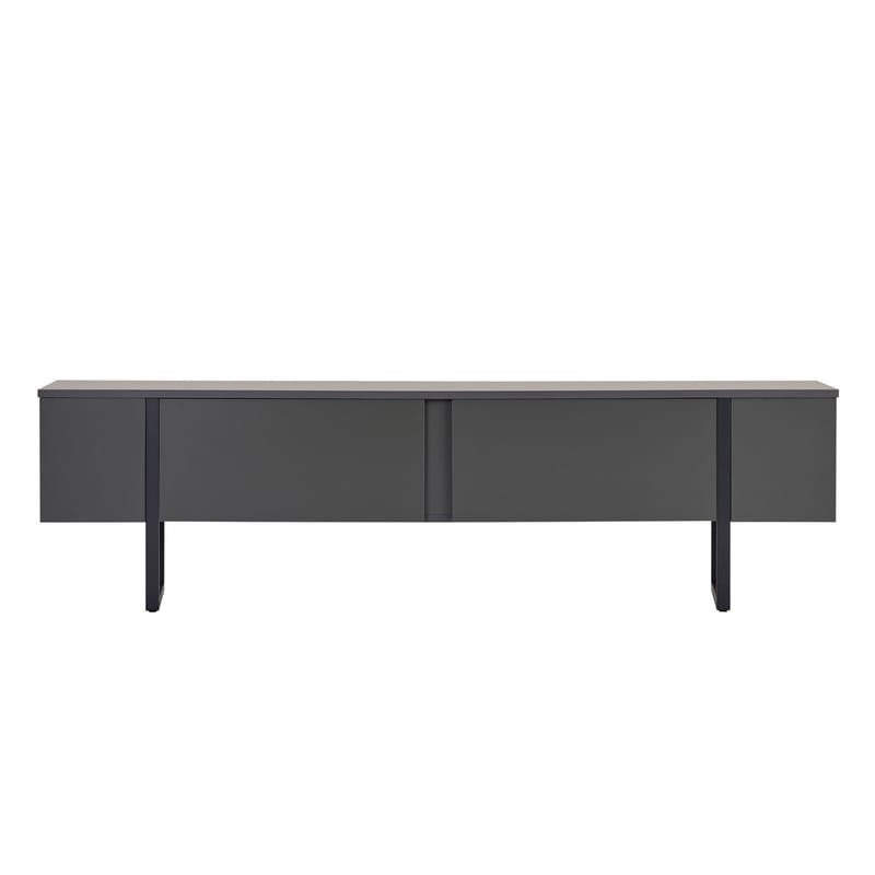Nopira TV-bänk 180 cm - Antracit och svart - Möbler - TV- & Mediamöbler - Mediastativ & väggfäste - Tv-stativ & Tv-väggfäste
