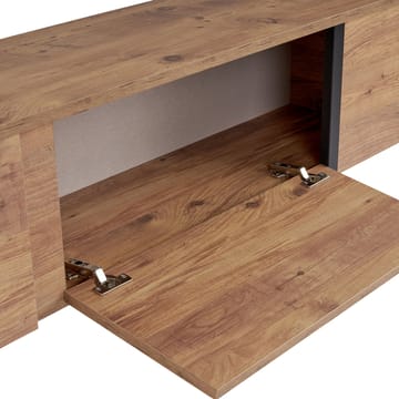 Nopira TV-bänk 180 cm - Atlantic Pine och svart - Möbler - TV- & Mediamöbler - Mediastativ & väggfäste - Tv-stativ & Tv-väggfäste
