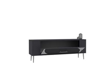 Olyra Tv-bänk 120 cm - Antracit/Silver - Möbler - TV- & Mediamöbler - TV bänk & mediabänk