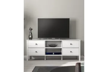Olyros Tv-bänk 160 cm - Natur/Vit - Möbler - TV- & Mediamöbler - TV bänk & mediabänk