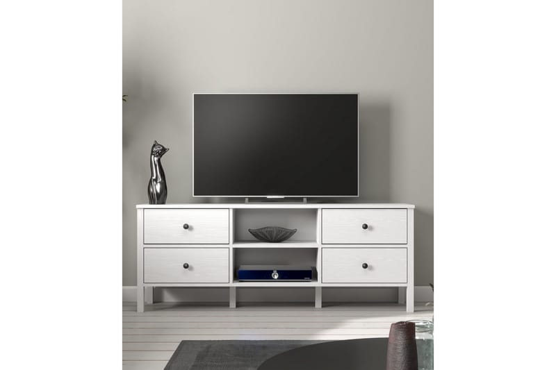 Olyros Tv-bänk 160 cm - Natur/Vit - Möbler - TV- & Mediamöbler - TV bänk & mediabänk