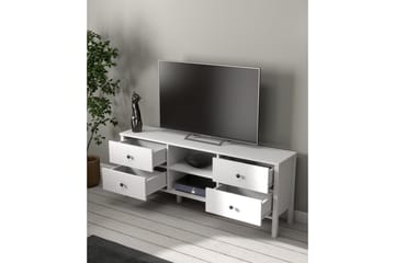Olyros Tv-bänk 160 cm - Natur/Vit - Möbler - TV- & Mediamöbler - TV bänk & mediabänk
