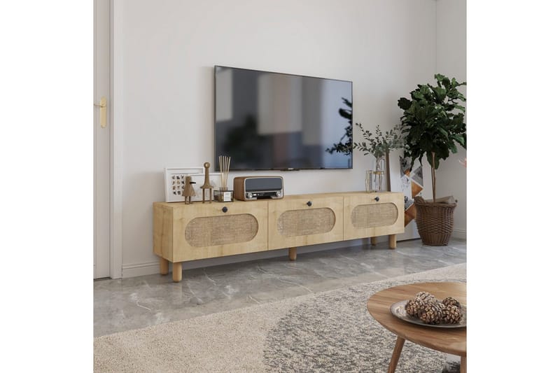Ossin Tv-bänk 180 cm - Ek - Möbler - TV- & Mediamöbler - TV bänk & mediabänk