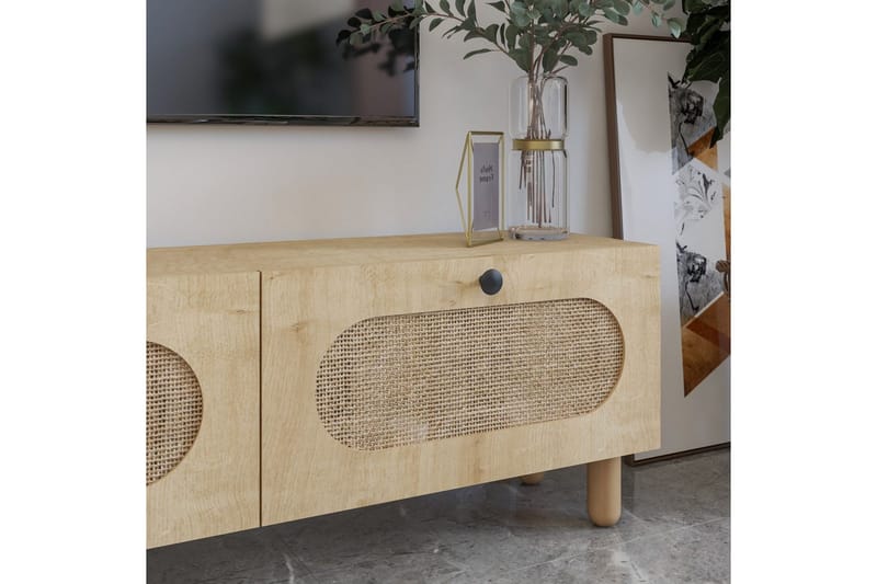 Ossin Tv-bänk 180 cm - Ek - Möbler - TV- & Mediamöbler - TV bänk & mediabänk