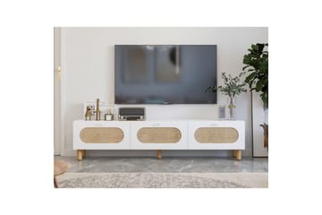 Ossin Tv-bänk 180 cm - Vit - Möbler - TV- & Mediamöbler - TV bänk & mediabänk