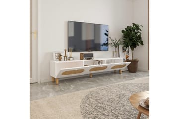 Ossin Tv-bänk 180 cm - Vit - Möbler - TV- & Mediamöbler - TV bänk & mediabänk