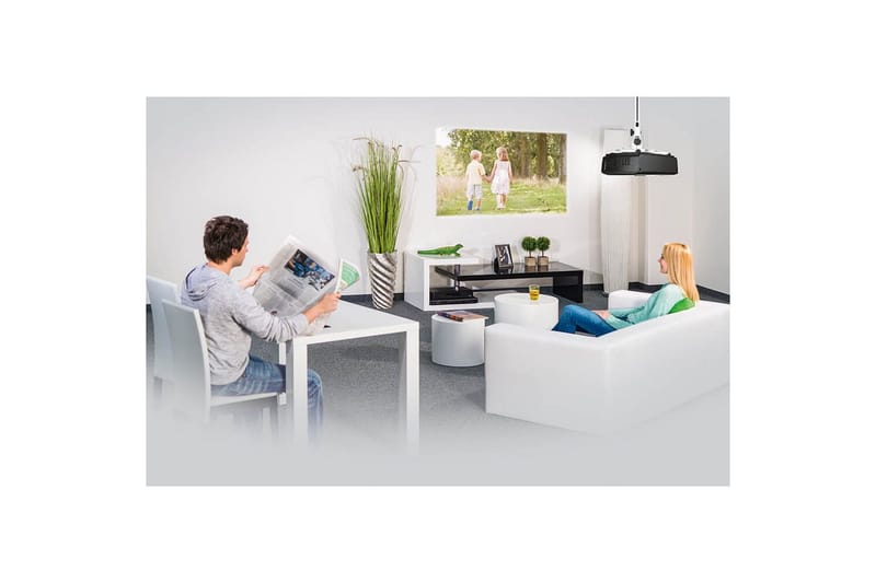 Projektorfäste Hama till Tak och Vägg Vit - Vit - Möbler - TV- & Mediamöbler - Mediastativ & väggfäste - Projektorfäste