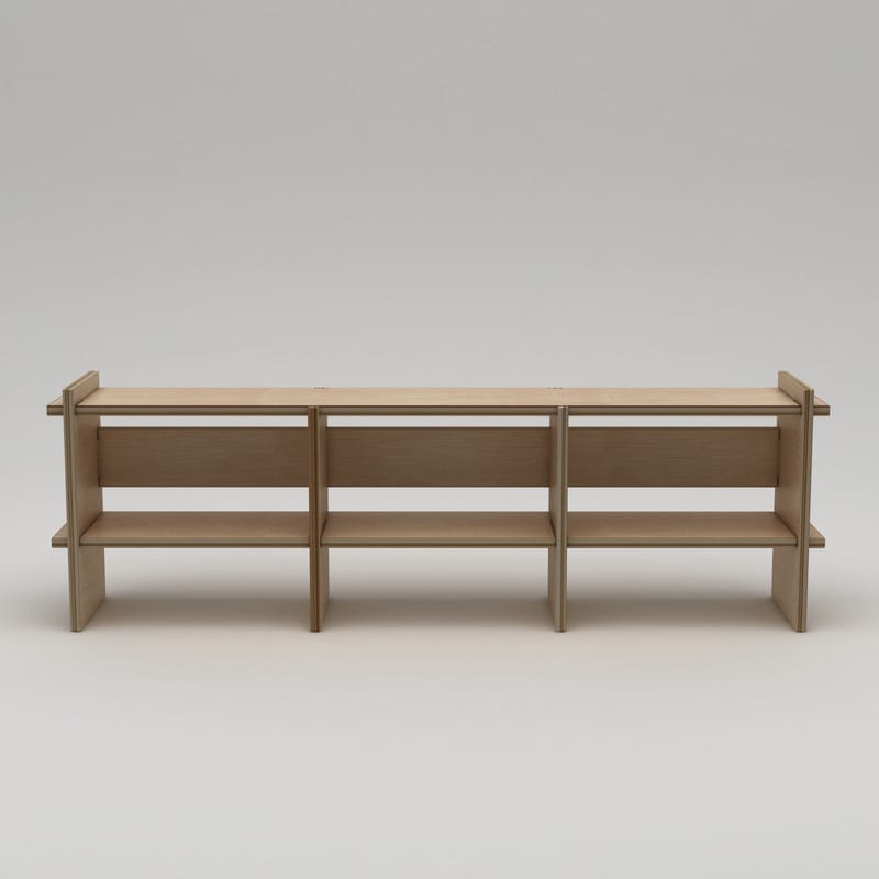 Ropira TV-bänk 220 cm - Naturträ - Möbler - TV- & Mediamöbler - Mediastativ & väggfäste - Tv-stativ & Tv-väggfäste