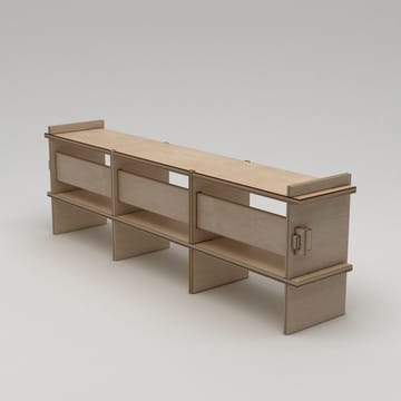 Ropira TV-bänk 220 cm - Naturträ - Möbler - TV- & Mediamöbler - Mediastativ & väggfäste - Tv-stativ & Tv-väggfäste