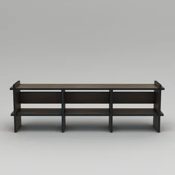 Ropira TV-bänk 220 cm - Valnöt - Möbler - TV- & Mediamöbler - Mediastativ & väggfäste - Tv-stativ & Tv-väggfäste