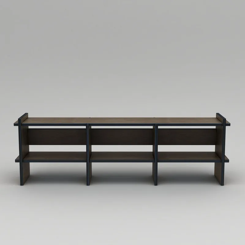 Ropira TV-bänk 220 cm - Valnöt - Möbler - TV- & Mediamöbler - Mediastativ & väggfäste - Tv-stativ & Tv-väggfäste