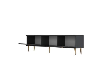 Safiya Tv-bänk 150 cm - Antracit/Guld - Möbler - TV- & Mediamöbler - TV bänk & mediabänk