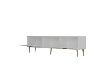 Safiya Tv-bänk 150 cm - Vit/Guld - Möbler - TV- & Mediamöbler - TV bänk & mediabänk