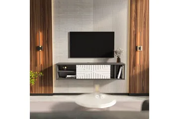 Saller Tv-bänk 140 cm - Antracit/Vit - Möbler - TV- & Mediamöbler - TV bänk & mediabänk