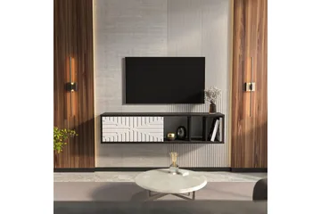 Saller Tv-bänk 140 cm - Svart/Vit - Möbler - TV- & Mediamöbler - TV bänk & mediabänk