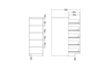 Salomns Byrå 111,3 cm - Svart - Förvaring - Förvaringsmöbler - Byrå