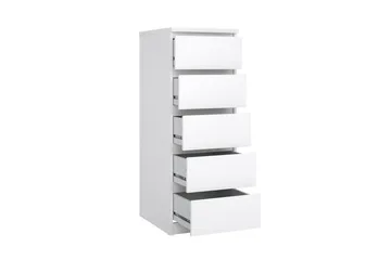 Salomns Byrå 111,3 cm - Vit högblank - Förvaring - Förvaringsmöbler - Byrå