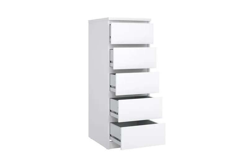 Salomns Byrå 111,3 cm - Vit högblank - Förvaring - Förvaringsmöbler - Byrå