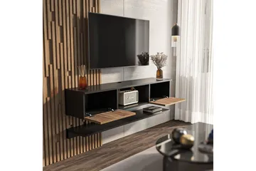 Sovric Tv-bänk 140 cm - Natur/Svart - Möbler - TV- & Mediamöbler - TV bänk & mediabänk