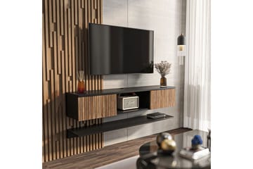 Sovric Tv-bänk 140 cm - Natur/Svart - Möbler - TV- & Mediamöbler - TV bänk & mediabänk