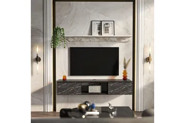 Sovric Tv-bänk 140 cm - Vit - Möbler - TV- & Mediamöbler - TV bänk & mediabänk