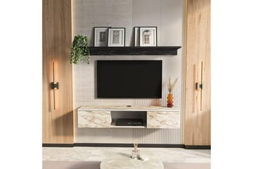 Sovric Tv-bänk 140 cm - Vit - Möbler - TV- & Mediamöbler - TV bänk & mediabänk