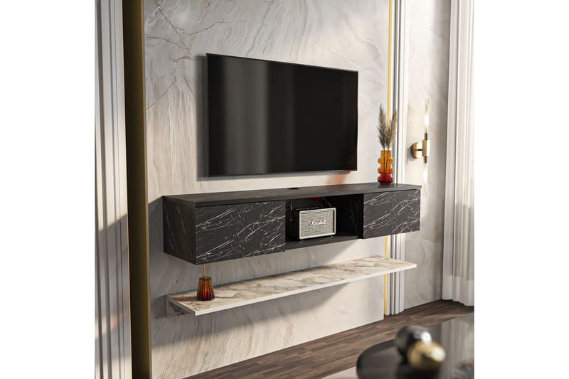 Sovric Tv-bänk 140 cm - Vit - Möbler - TV- & Mediamöbler - TV bänk & mediabänk