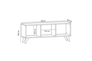 Springhill Tv-bänk 120 cm - Blå - Möbler - TV- & Mediamöbler - TV bänk & mediabänk