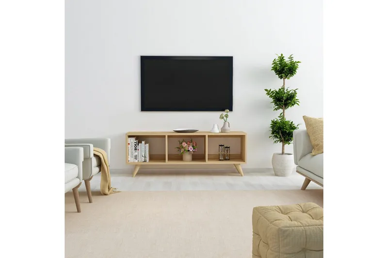 Springhill Tv-bänk 120 cm - Blå - Möbler - TV- & Mediamöbler - TV bänk & mediabänk