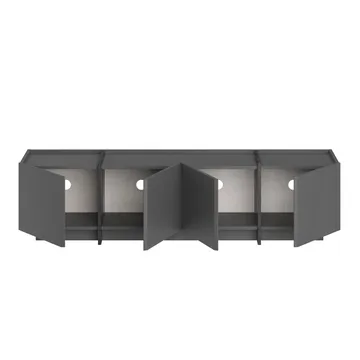 Sylvenn TV-bänk 180 cm - Antracit/Svart - Möbler - TV- & Mediamöbler - TV bänk & mediabänk