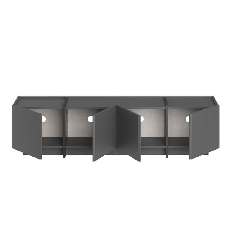 Sylvenn TV-bänk 180 cm - Antracit/Svart - Möbler - TV- & Mediamöbler - TV bänk & mediabänk