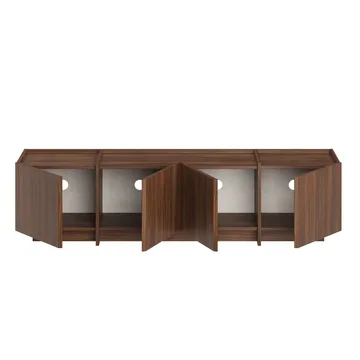 Sylvenn TV-bänk 180 cm med Förvaring - Milano Walnut - Möbler - TV- & Mediamöbler - Mediastativ & väggfäste - Tv-stativ & Tv-väggfäste