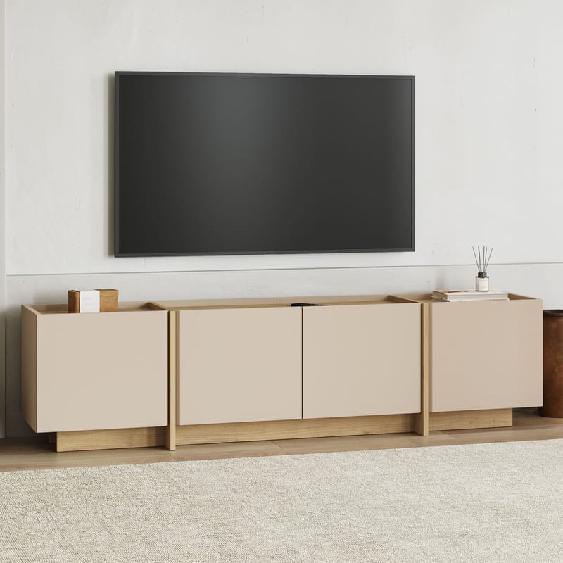 Sylvenn Tv-bänk 180 cm - Safir Ek - Möbler - TV- & Mediamöbler - Mediastativ & väggfäste - Tv-stativ & Tv-väggfäste