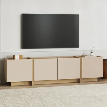 Sylvenn Tv-bänk 180 cm - Safir Ek - Möbler - TV- & Mediamöbler - Mediastativ & väggfäste - Tv-stativ & Tv-väggfäste