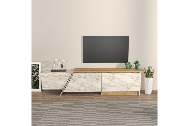 Tavros Tv-bänk 180 cm - Ek - Möbler - TV- & Mediamöbler - TV bänk & mediabänk