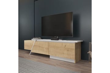 Tavros Tv-bänk 180 cm - Ek/Vit - Möbler - TV- & Mediamöbler - TV bänk & mediabänk