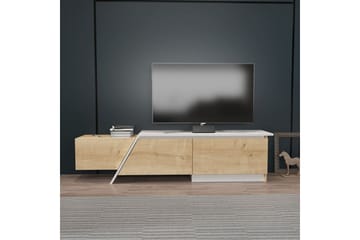 Tavros Tv-bänk 180 cm - Ek/Vit - Möbler - TV- & Mediamöbler - TV bänk & mediabänk