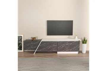 Tavros Tv-bänk 180 cm - Grå/Vit - Möbler - TV- & Mediamöbler - TV bänk & mediabänk